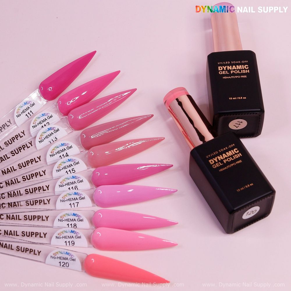 No-HEMA gel polish shades - 7