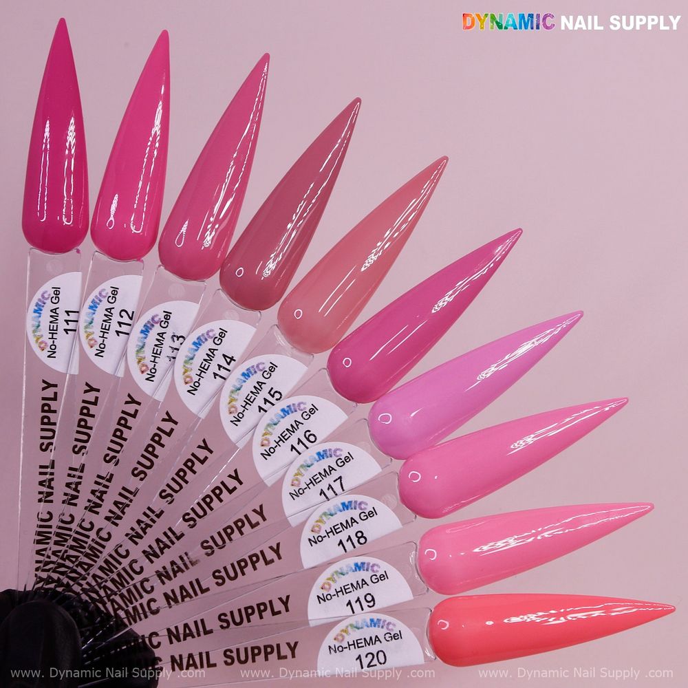 No-HEMA gel polish shades - 8