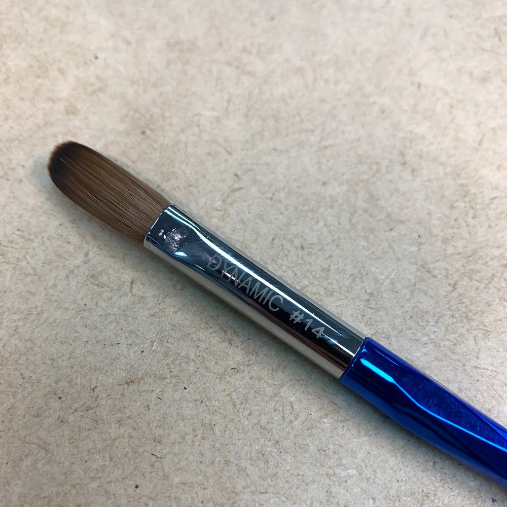crimped kolinsky acrylic brush - 2