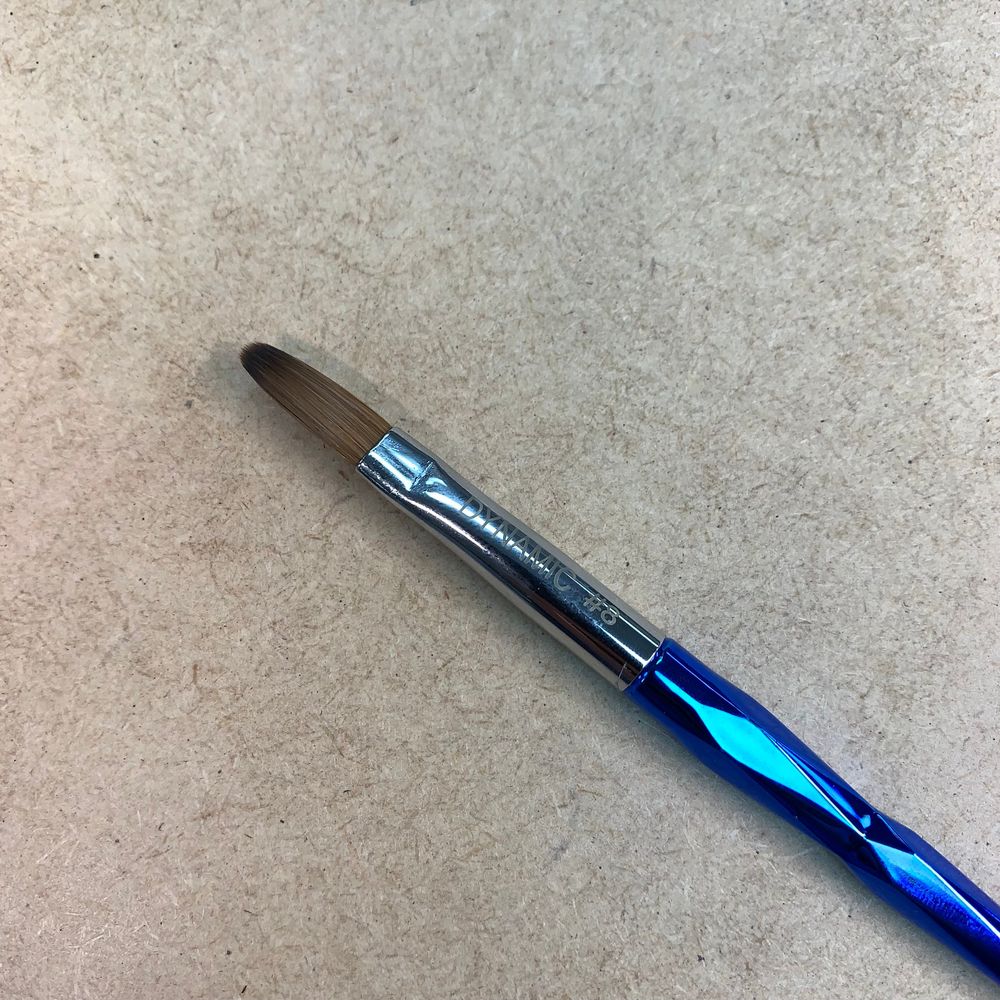 crimped kolinsky acrylic brush - 6