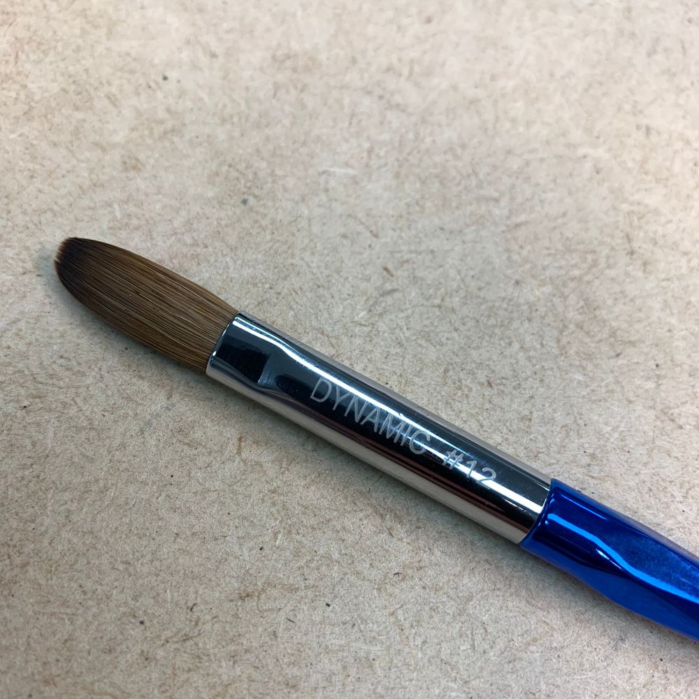 crimped kolinsky acrylic brush - 7