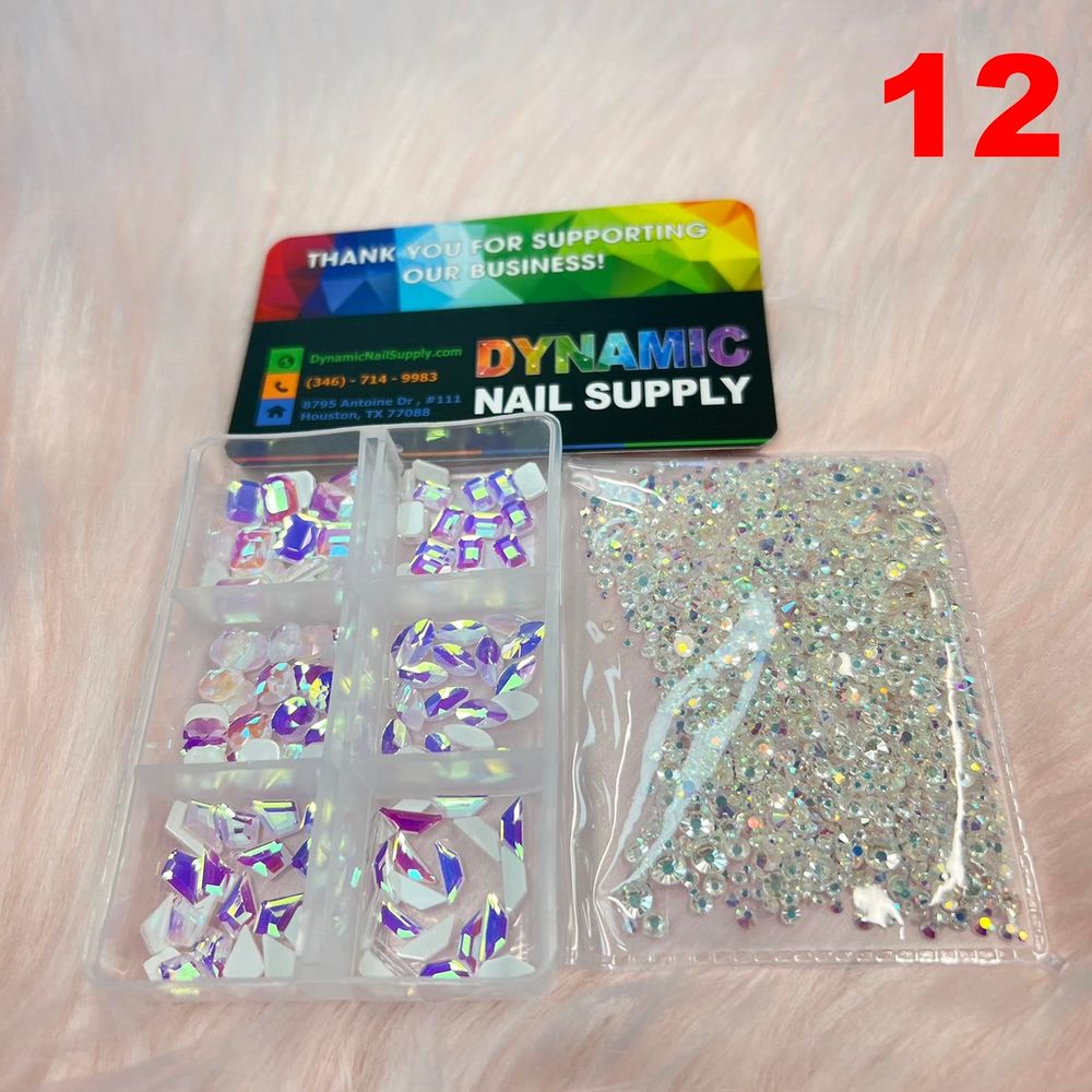 mixed nail rhinestone set - 13