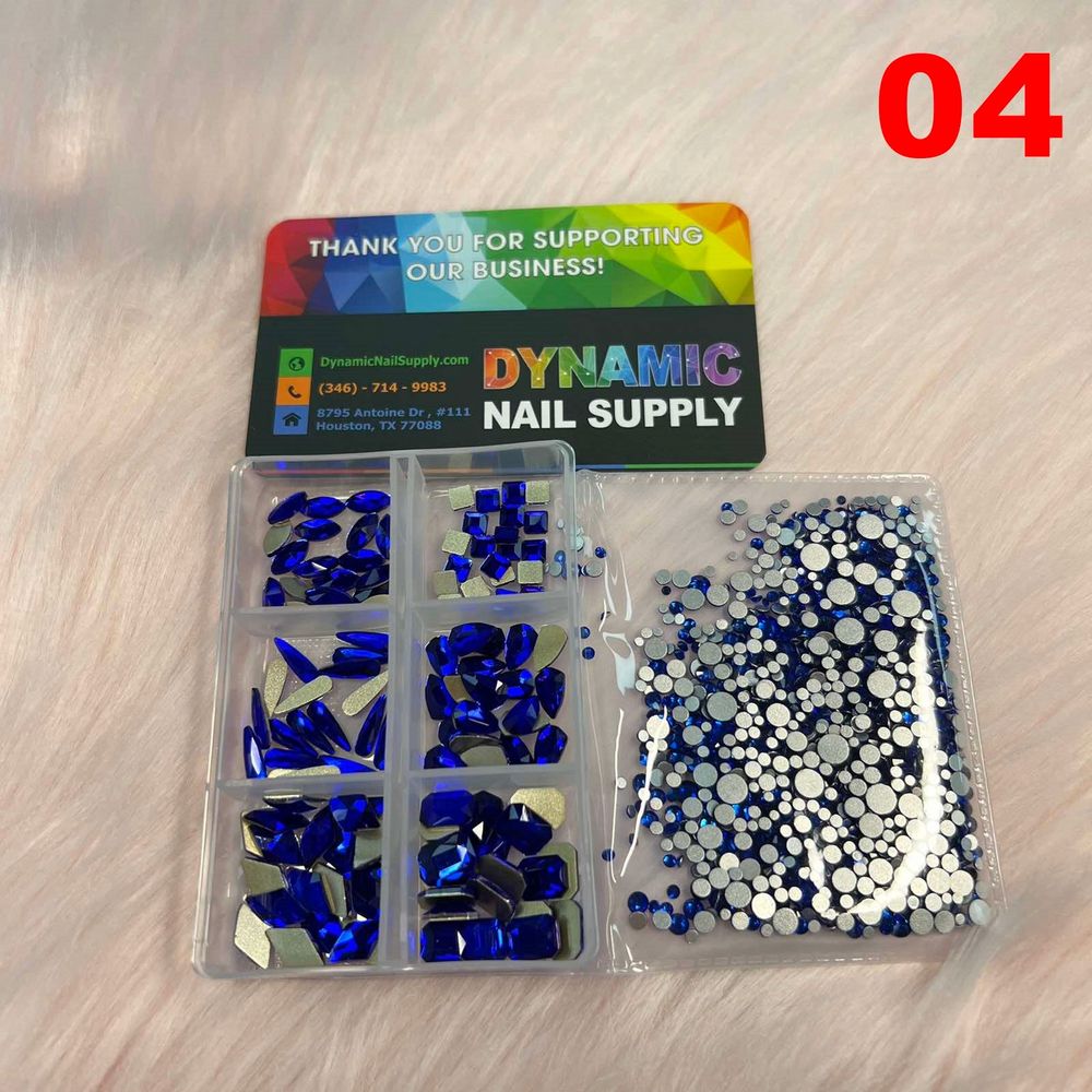 mixed nail rhinestone set - 5