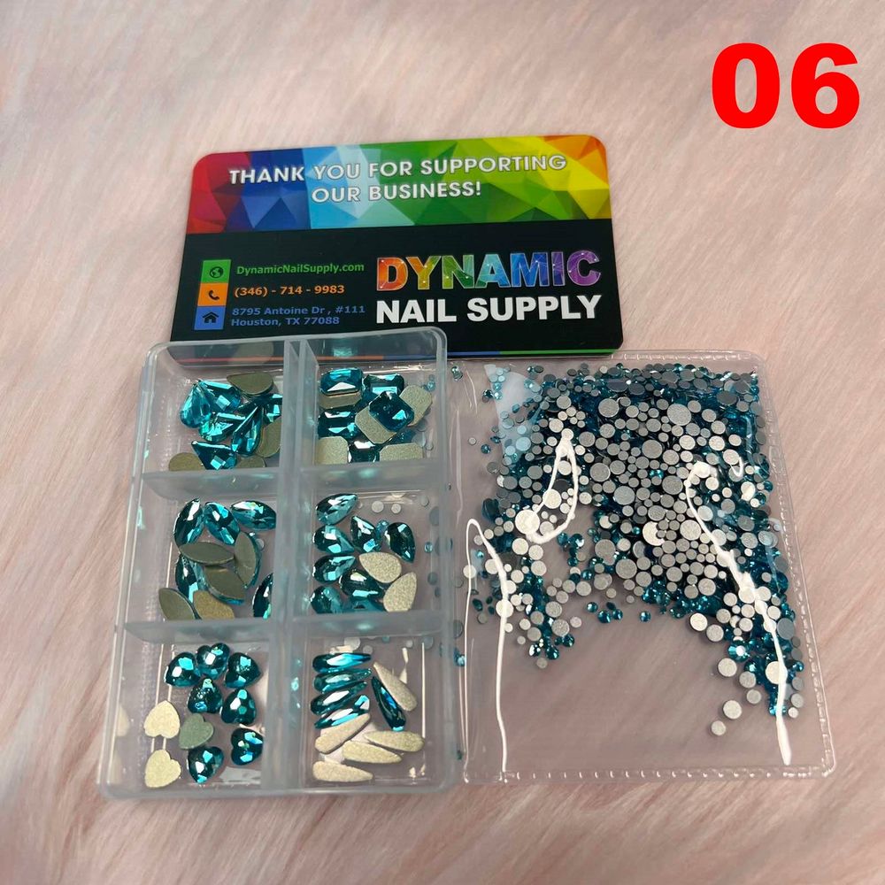 mixed nail rhinestone set - 7