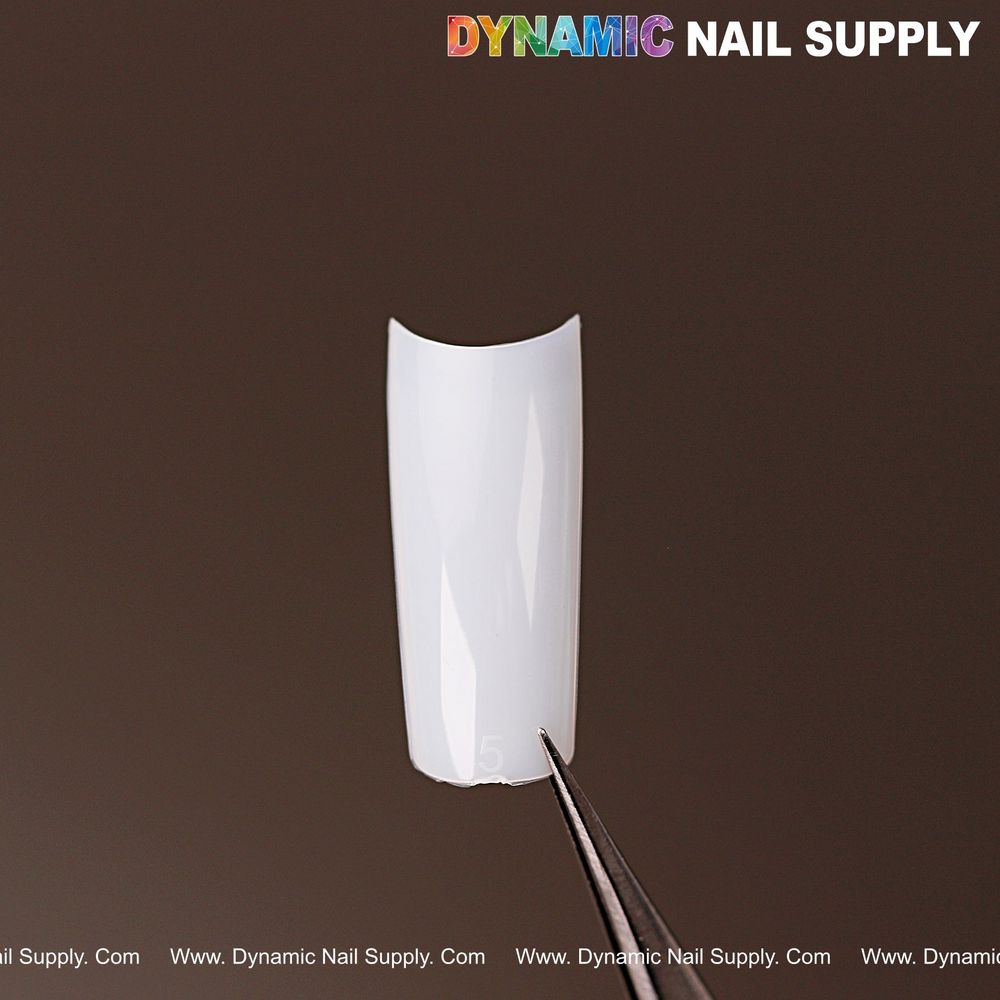 Ultra thin natural white French tips box - 3