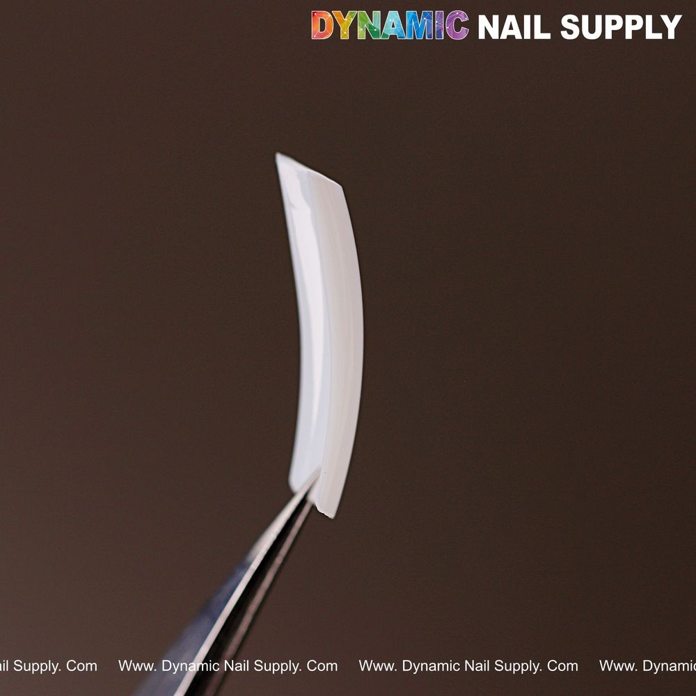 Ultra thin natural white French tips box - 5