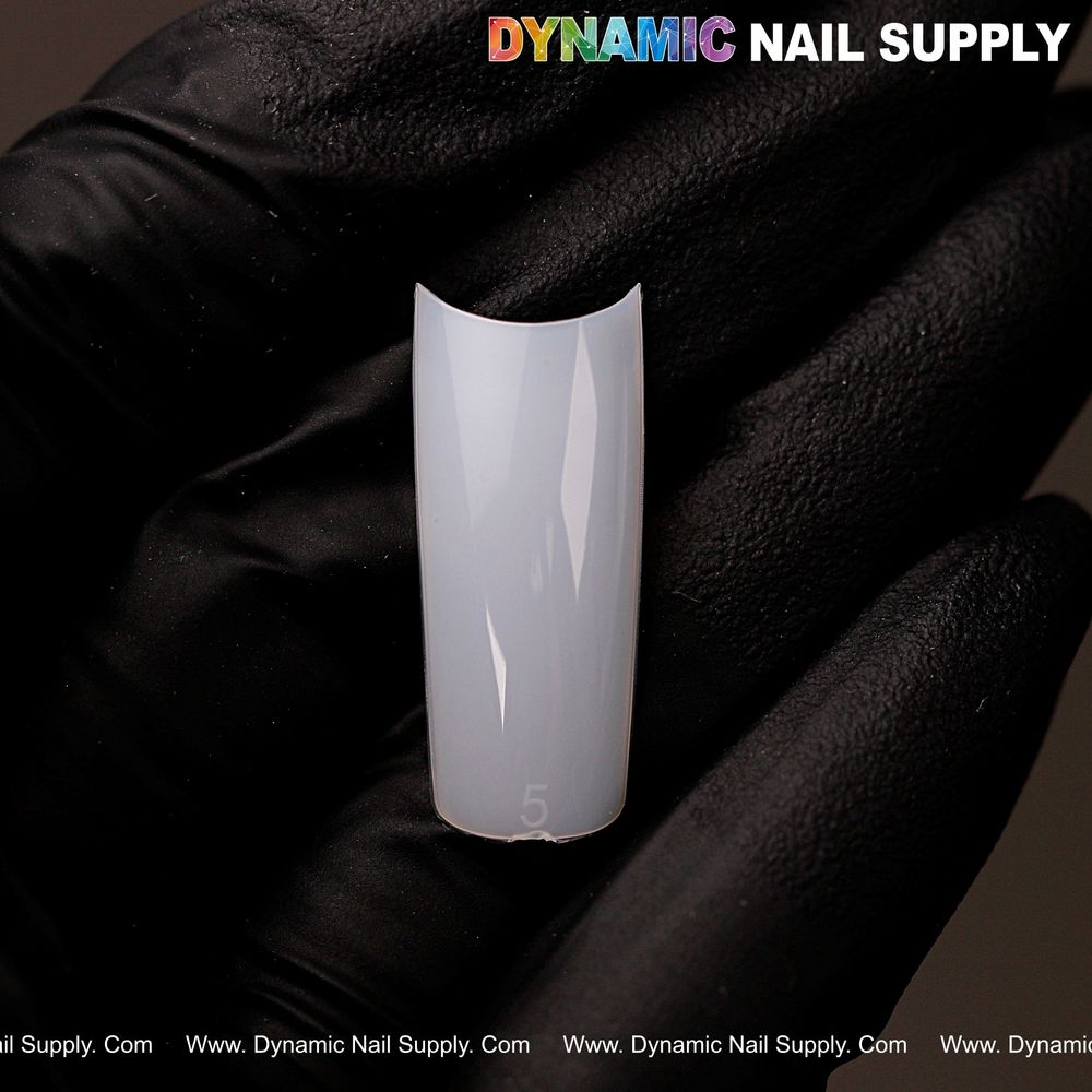Ultra thin natural white French tips box - 7