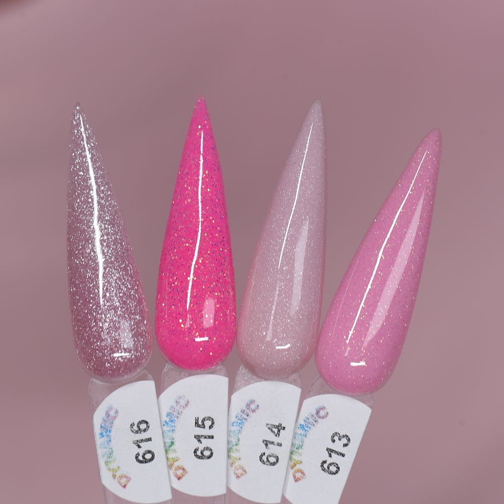 Valentine acrylic powder jars - 2